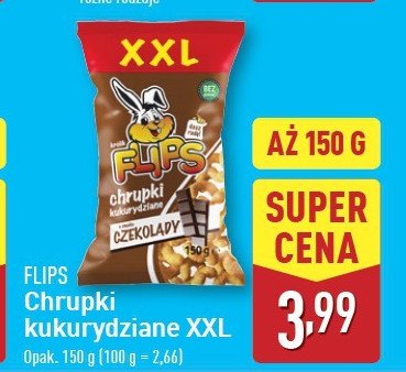 Chrupki kukurydziane czekoladowe Flips promocja