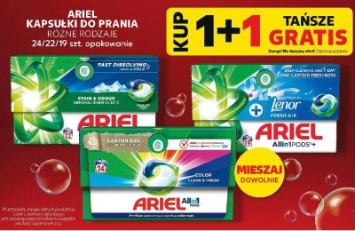 Kapsułki do prania różne rodzaje promocja w Kaufland