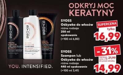 Szampon lub Odżywka do włosów Syoss różne rodzaje 440 ml opakowanie promocja w Kaufland