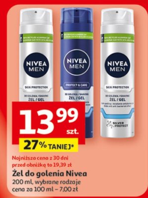 Żel do golenia Nivea Men promocja w Auchan