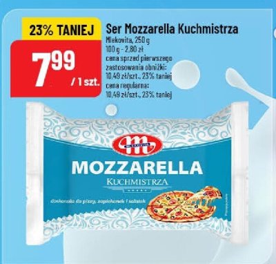 Ser Mozzarella Kuchmistrza promocja w POLOmarket