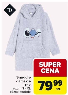 Snuddie damskie TEX różne modele promocja w Carrefour