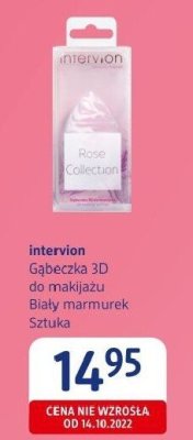 Gąbeczka do makijażu intervion Gąbeczka 3D do makijażu Biały marmurek promocja w Drogerie DM