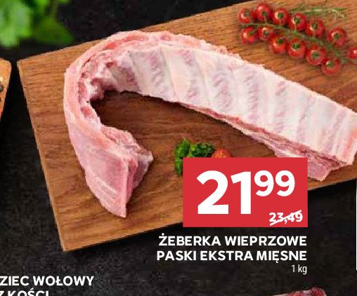 Żeberka wieprzowe extra paski promocja