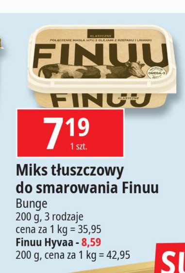 Miks tłuszczowy Finuu hyvaa promocja