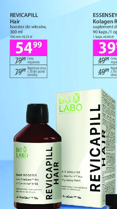 Suplement Bg labo revicapill promocja