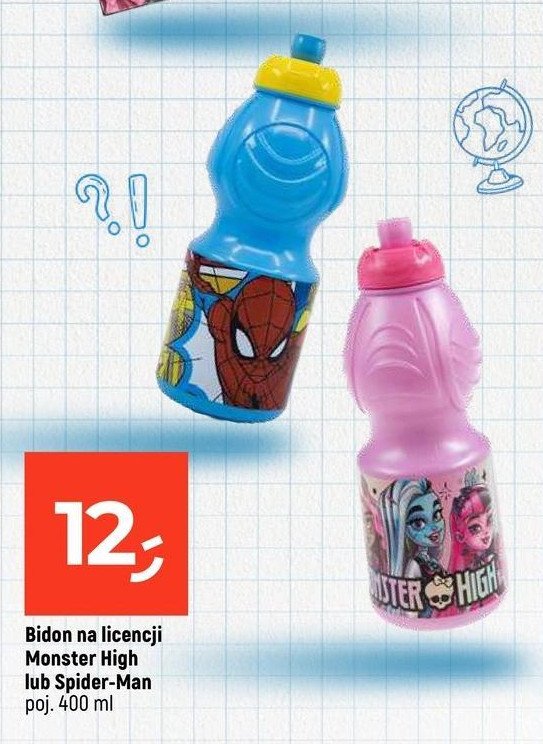 Bidon spider-man promocja