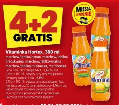 Witaminka Hortex, 300 ml promocja w Twój Market