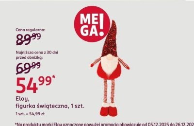 Figurka świąteczna  promocja w Rossmann