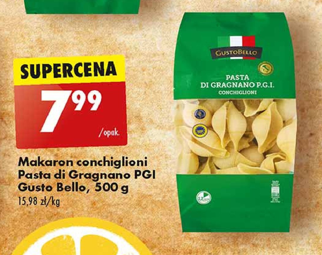 Makaron di gragnano pgi Gustobello promocja