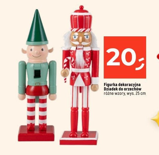 Figurka dziadek do orzechów promocja w Dealz