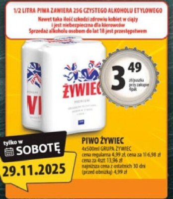 Piwo Żywiec promocja w Arhelan