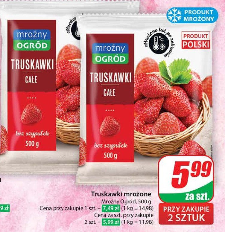 Truskawki promocja w Dino