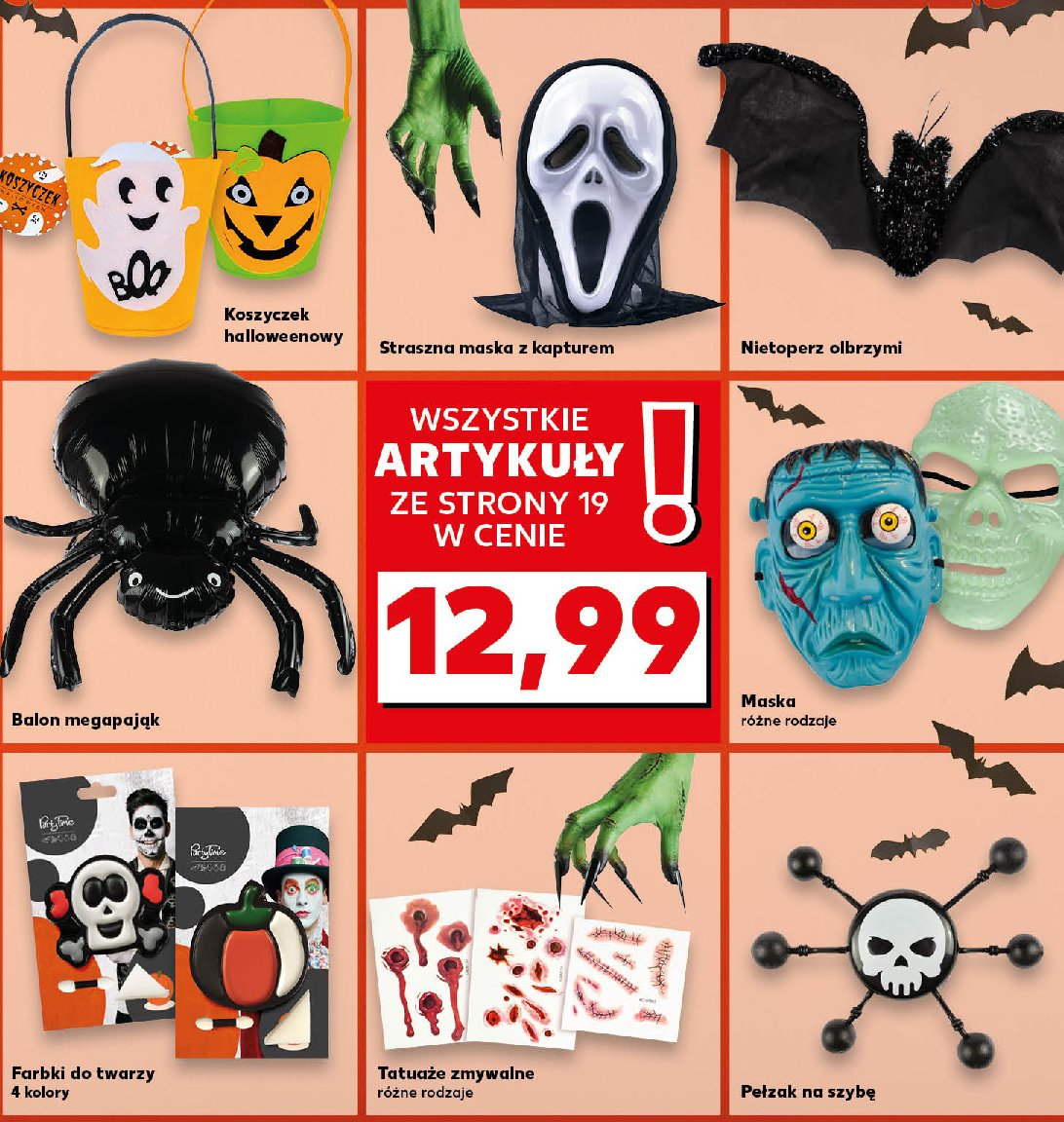 Tatuaże na halloween promocja