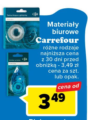 Korektor w ta艣mie Carrefour promocja