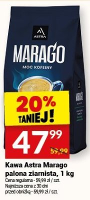 Kawa Astra Marago palona ziarnista, 1 kg promocja w Twój Market
