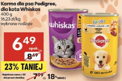 Karma dla psa promocja w Delikatesy Centrum