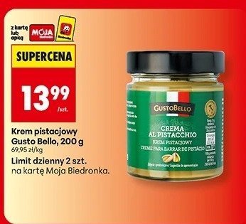 Krem pistacjowy 200 g promocja w Biedronka