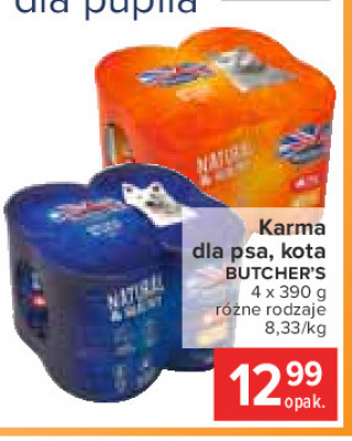 Karma dla kota Butcher's promocja w Biedronka