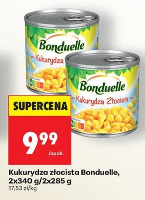 Kukurydza złocista Bonduelle promocja w Biedronka