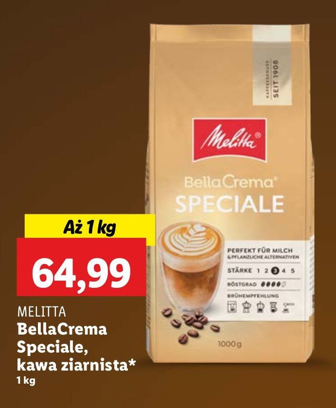 Kawa bella crema speciale Melitta promocja