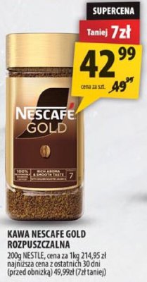 Kawa Nescafe Gold rozpuszczalna promocja w Arhelan