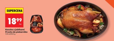 Kaczka z jabłkami Prosto do piekarnika promocja w Biedronka