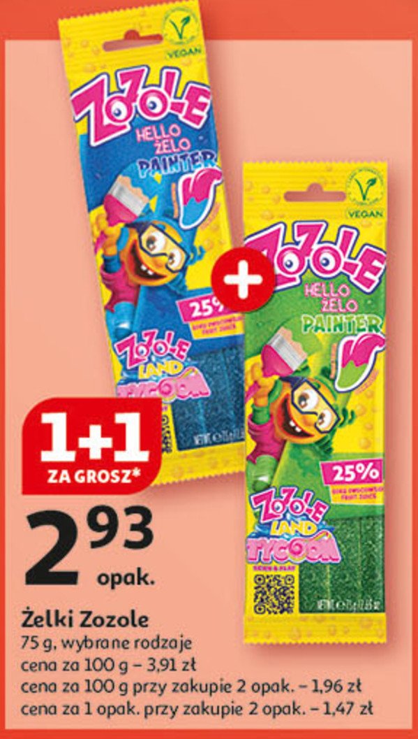 Żelki painter Mieszko zozole hello żelo promocja w Auchan