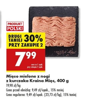Mięso mielone z nogi kurczaka Kraina mięs promocja