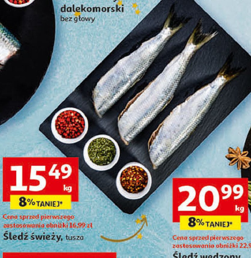 Śledź tusza świeża promocja