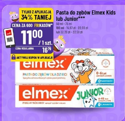 Pasta do zębów Junior promocja w POLOmarket