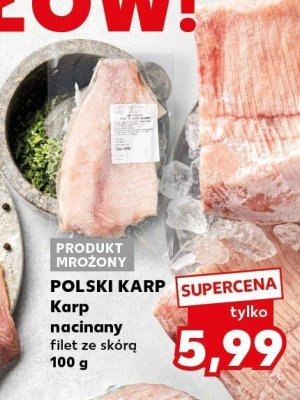 Karp nacinany filet ze skórą promocja w Kaufland