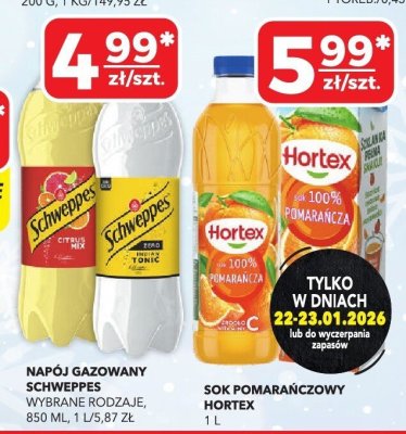 Sok pomarańczowy Hortex promocja w Top Market
