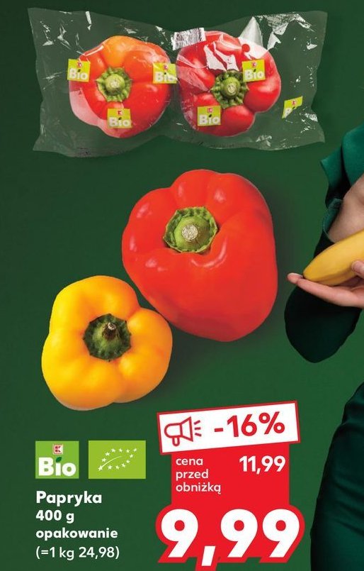 Papryka K-classic bio promocja w Kaufland