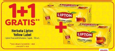 Herbata Lipton Yellow Label promocja w POLOmarket