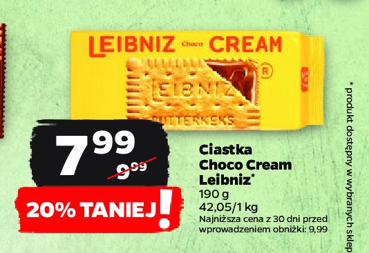 Ciastka keks & cream milk Leibniz Leibniz bahlsen promocja