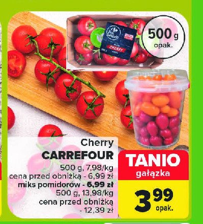 Pomidory mix Carrefour targ świeżości promocja