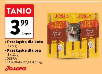 Przekąska dla kota Josera promocja w Intermarche