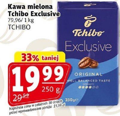 Kawa mielona Tchibo Exclusive TCHIBO promocja w Prim Market
