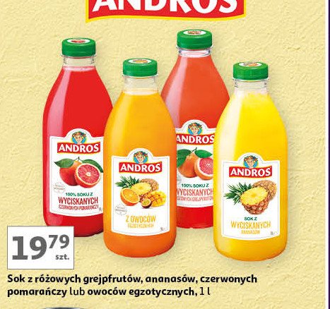 Sok grapefruitowy Andros promocja