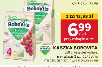 Kaszka mleczna manna Bobovita promocja w Stokrotka