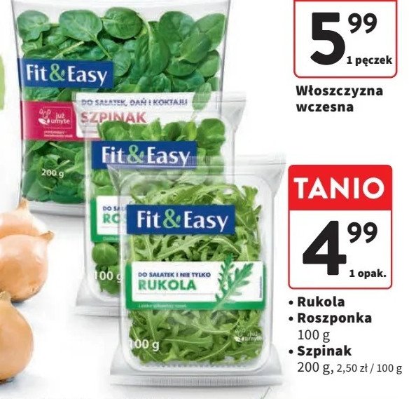 Sałata rucola Fit & easy promocja