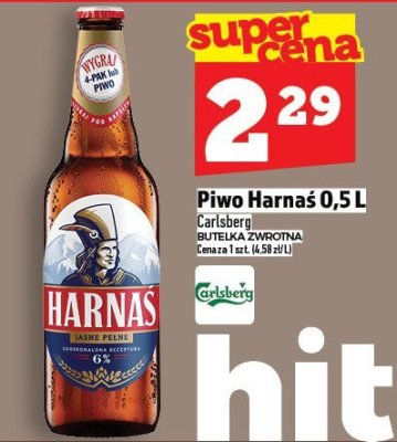 Piwo Harnaś 0,5L promocja w TOPAZ