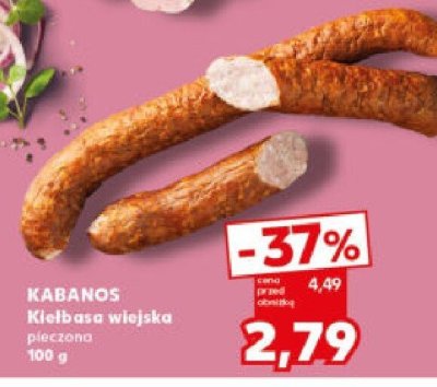 Kiełbasa wiejska pieczona promocja w Kaufland