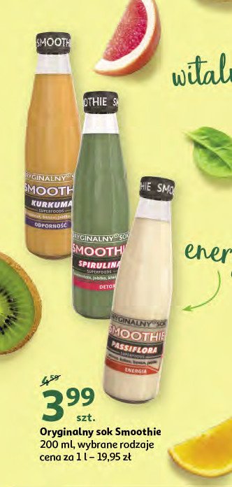 Smoothie passiflora Oryginalny sok promocja