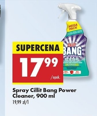 Spray do czyszczenia czysto艣膰 i dezynfekcja Cillit bang power cleaner promocja