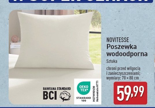 Poduszka wodoodporna 70 x 80 cm Novitesse promocja