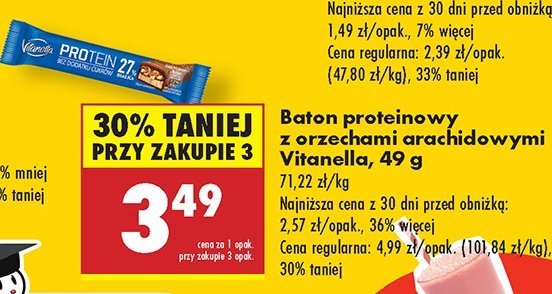 Baton proteinowy Vitanella promocja