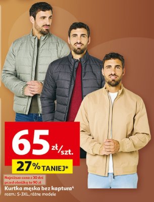 Kurtka m臋ska promocja w Auchan