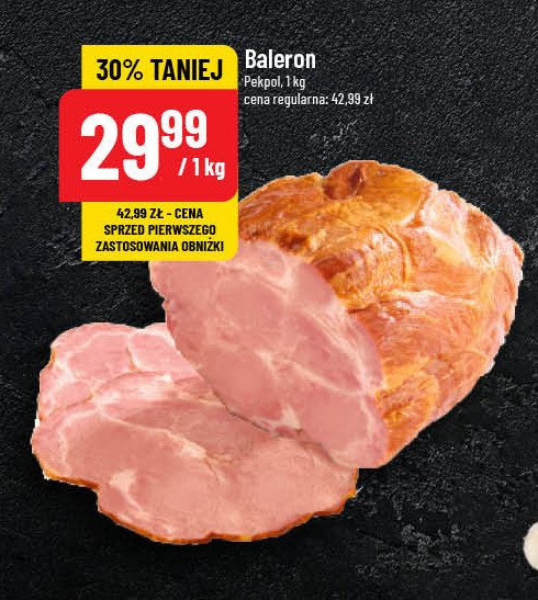 Baleron Pekpol promocja w POLOmarket